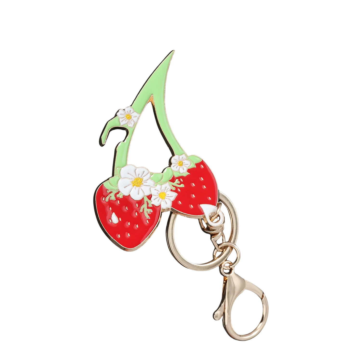 Strawberry Defense Keychain