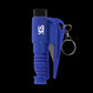 SDK Escape Tool Blue (all-in-one seat belt cutter, window breaker and whistle)