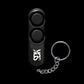 SDK Kit Black Personal Safety Alarm (120db loud sound personal alarm which activates with pin removal)