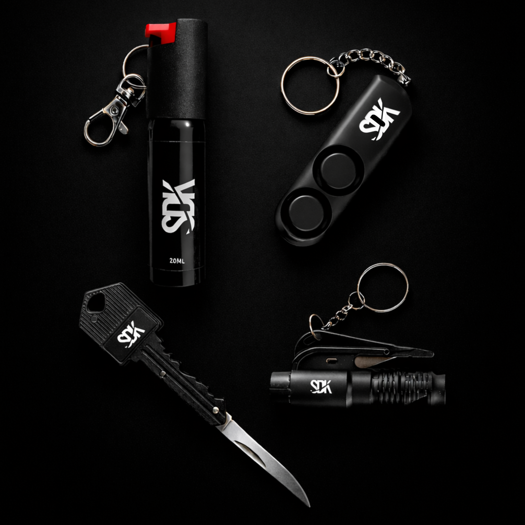 Black Self-Defense Kit