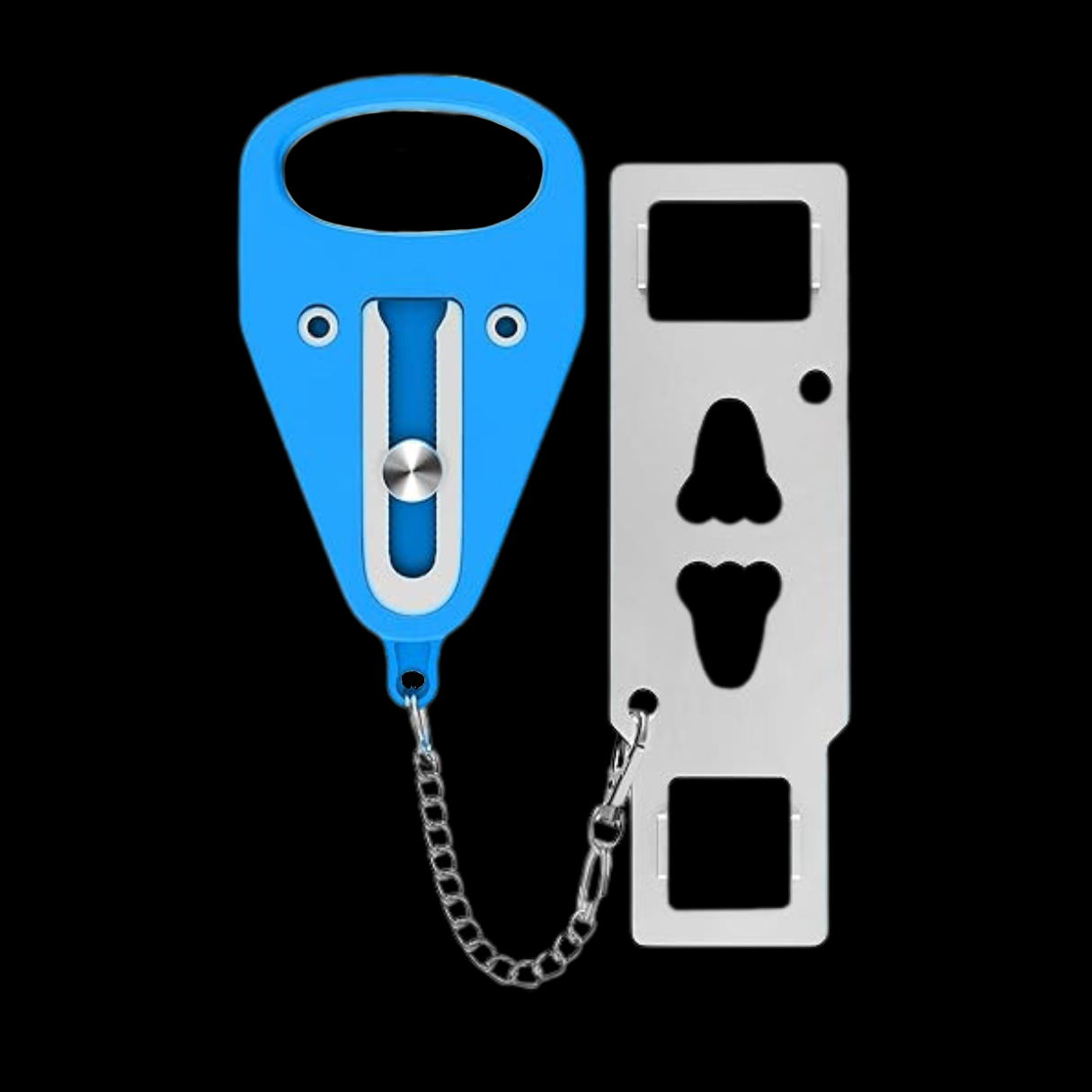 Travel-friendly portable door lock for added security in dorms, hotels, and apartments