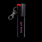 Pepper spray keychain for women's self defense