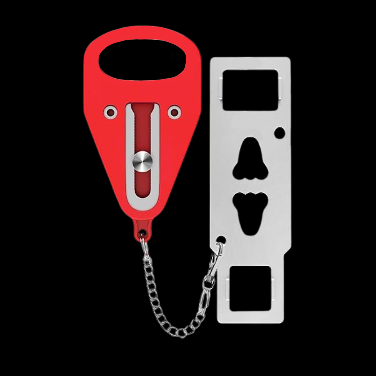 Travel-friendly portable door lock for added security in dorms, hotels, and apartments