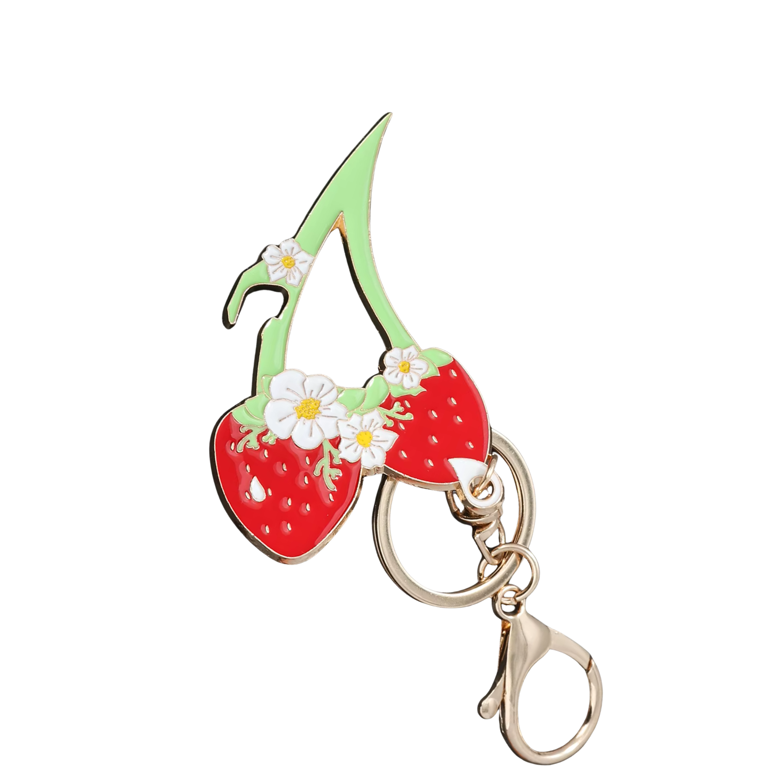 STRAWBERRY DEFENSE KEYCHAIN