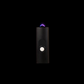 Black Compact rechargeable mini stunner for personal self-defense with built-in flashlight