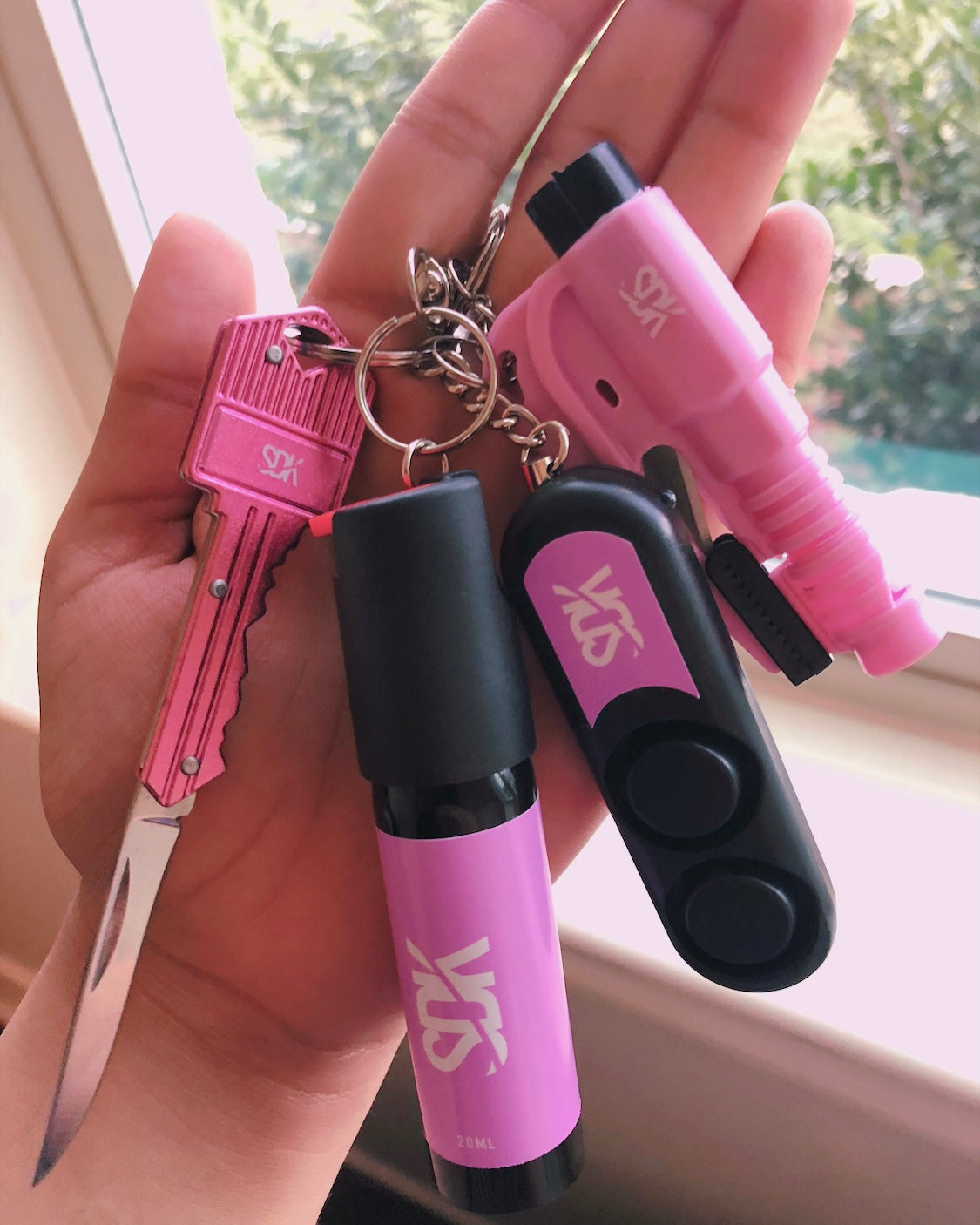 PINK BOW Kids Self Defense Keychain – SSalvaje