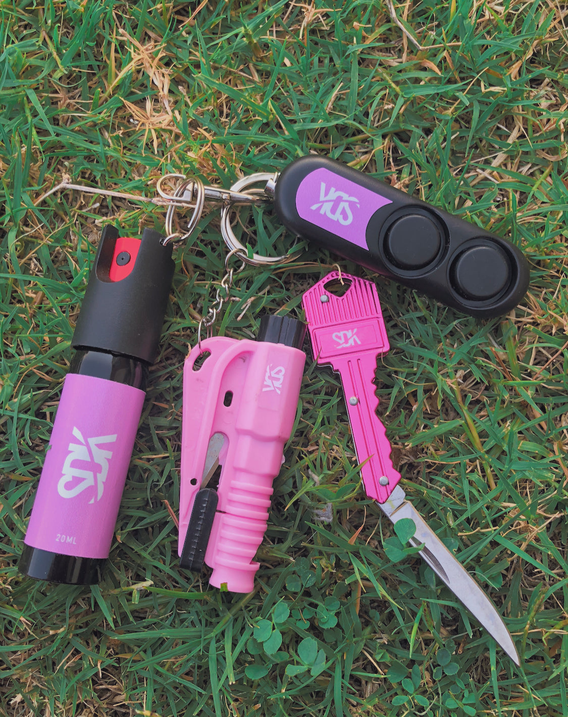 Fight Fobs® Pink Cloud Defensive Key Chain Gift Set