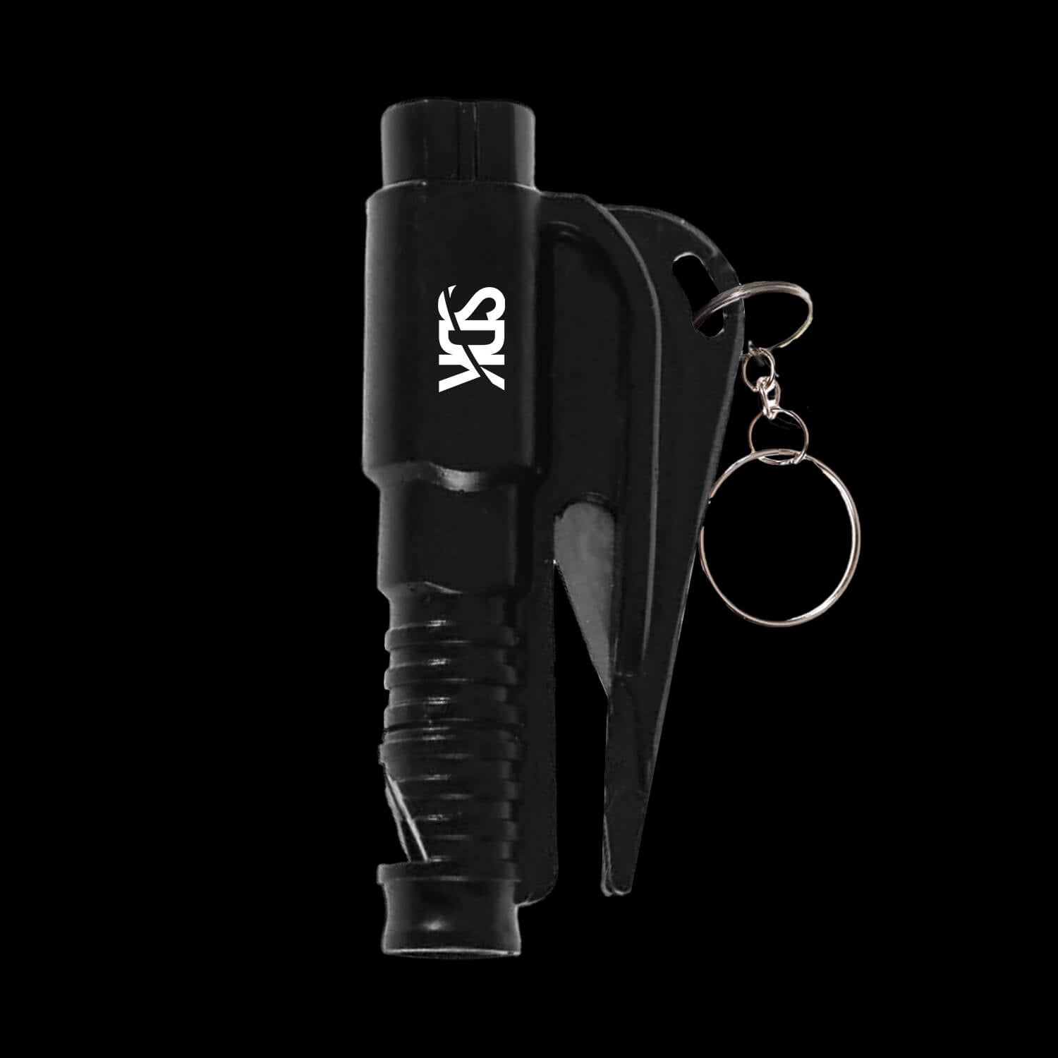 SDK Kit Black Escape Tool (all-in-one seat belt cutter, window breaker and whistle)